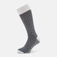 Light Pink Harlequin Cotton-Linen Mid-Length Socks 12