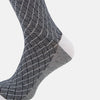 View 4 of product Light Pink Harlequin Cotton-Linen Mid-Length Socks 12