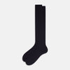 View 2 of product Navy Wool Long Socks 12