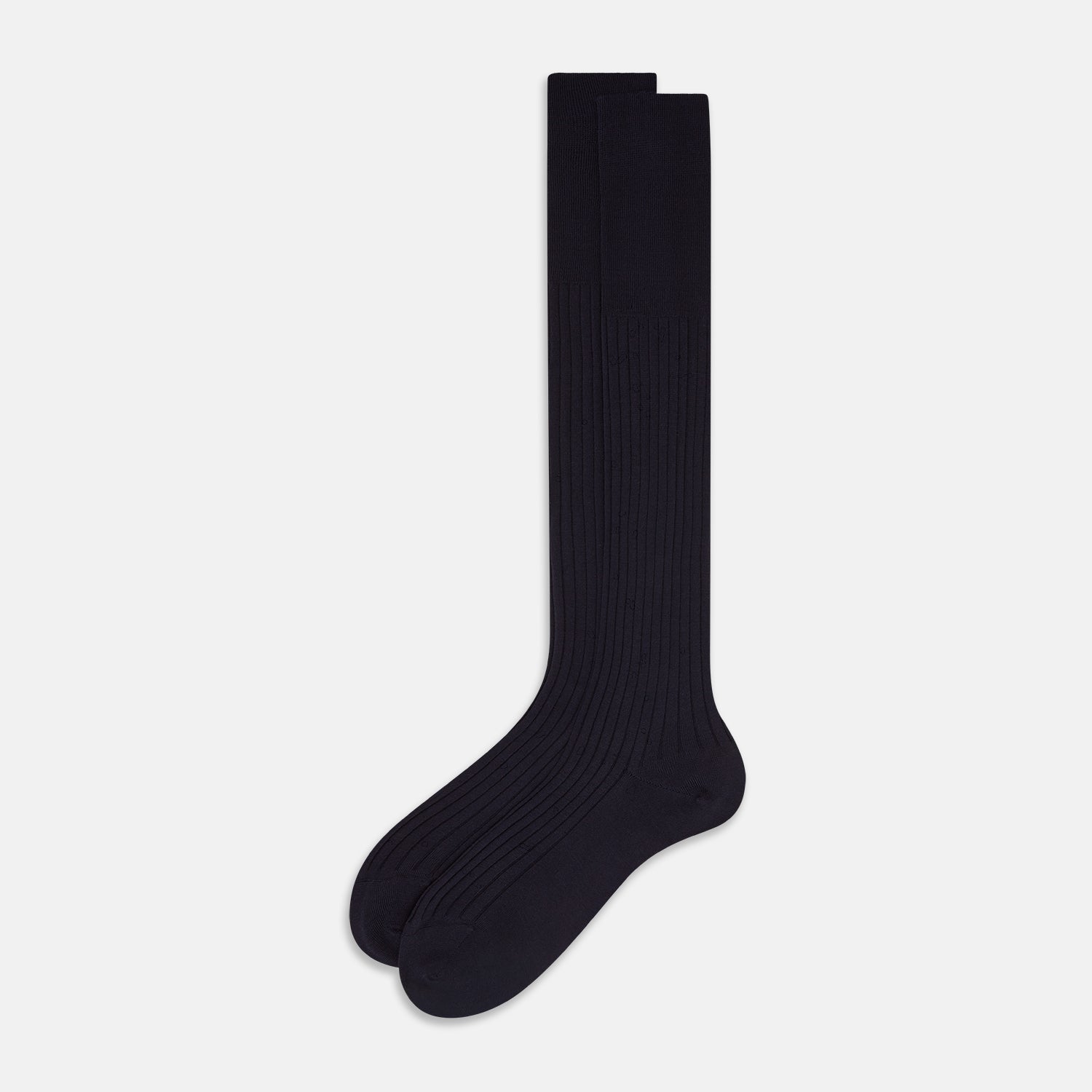 View 2 of product Navy Wool Long Socks 12
