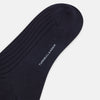 View 3 of product Navy Wool Long Socks 12