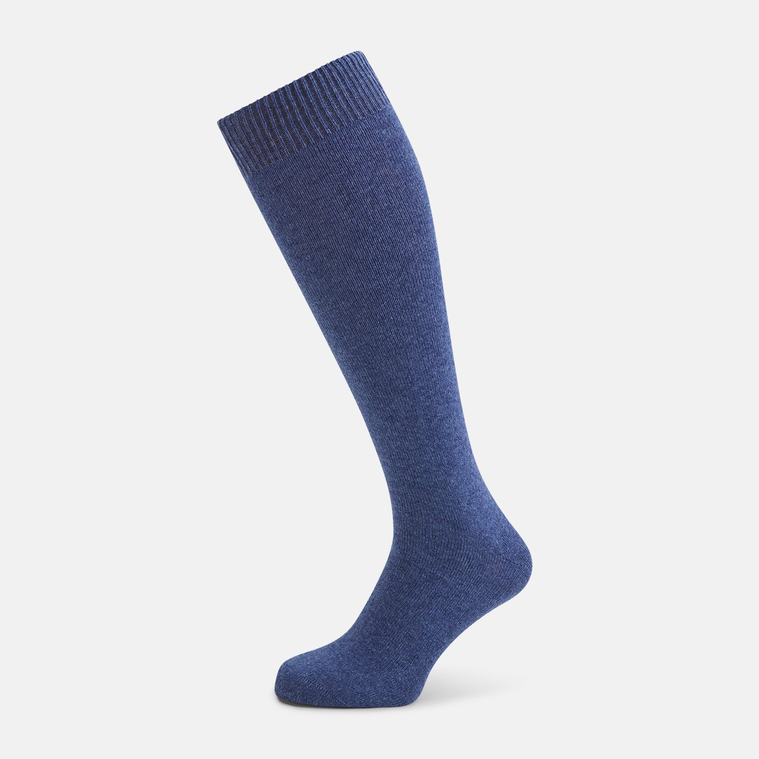 View 1 of product Azzurro Melange Cashmere Long Socks 13