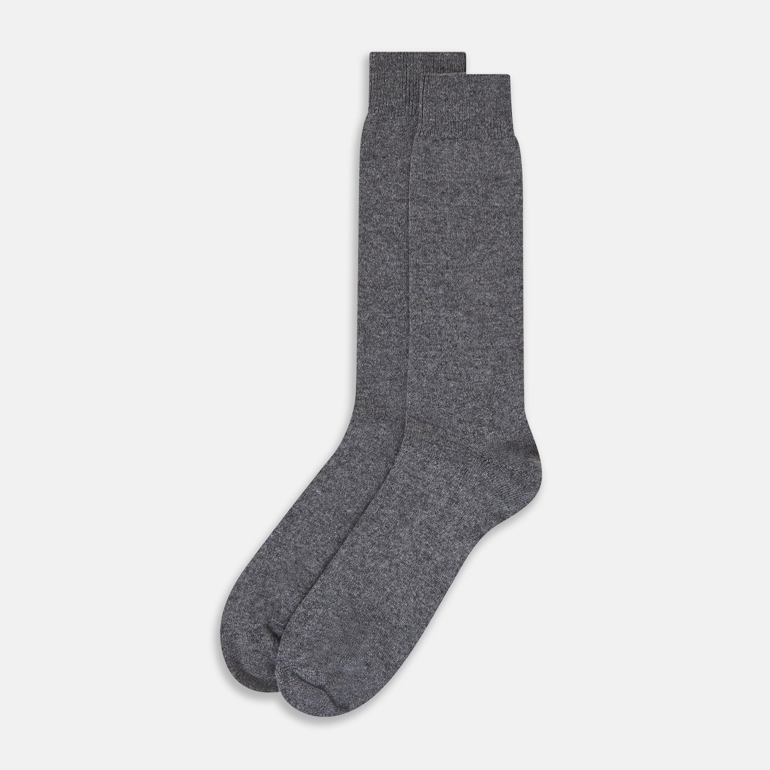 Image 2 of product Steel Melange Cashmere Mid-length Socks OS
