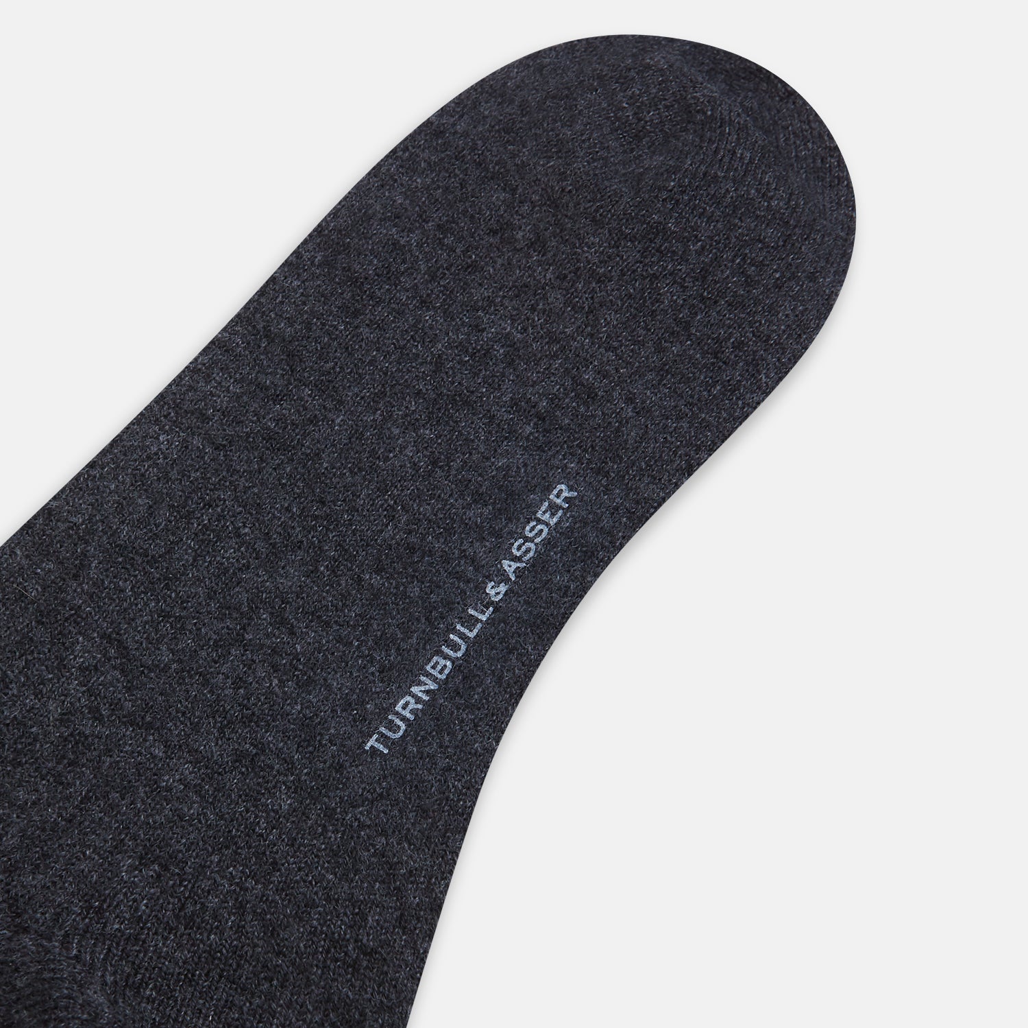 View 3 of product Charcoal Melange Cashmere Mid-length Socks OS