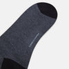View 3 of product Black and Grey Wool Long Socks 13