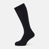 View 1 of product Navy Cashmere Silk Mid-length Socks 13