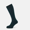 View 1 of product Forest Green Cashmere Silk Mid-length Socks 13