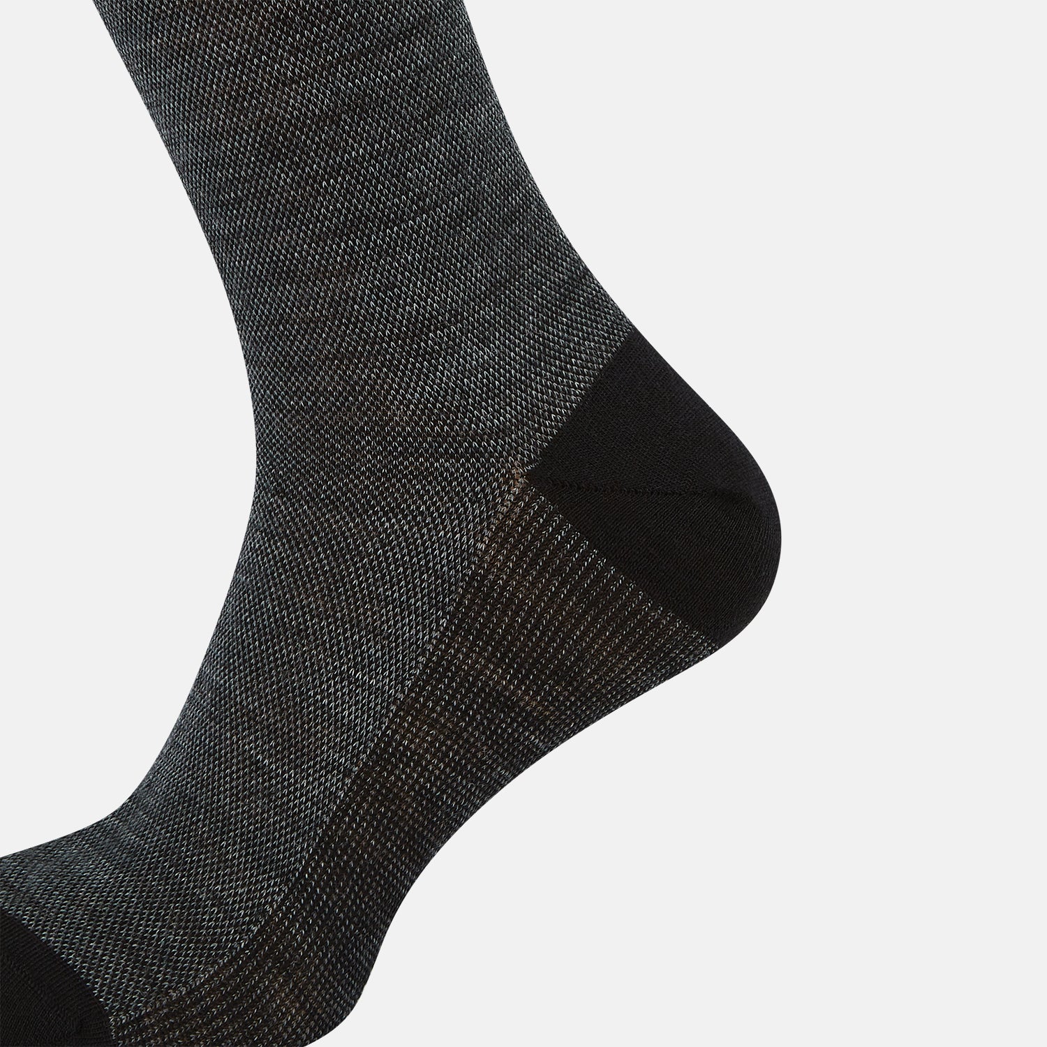 Image 4 of product Black and Grey Wool Long Socks 13
