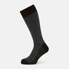 View 1 of product Black and Grey Motif Wool Mid-length Socks 13