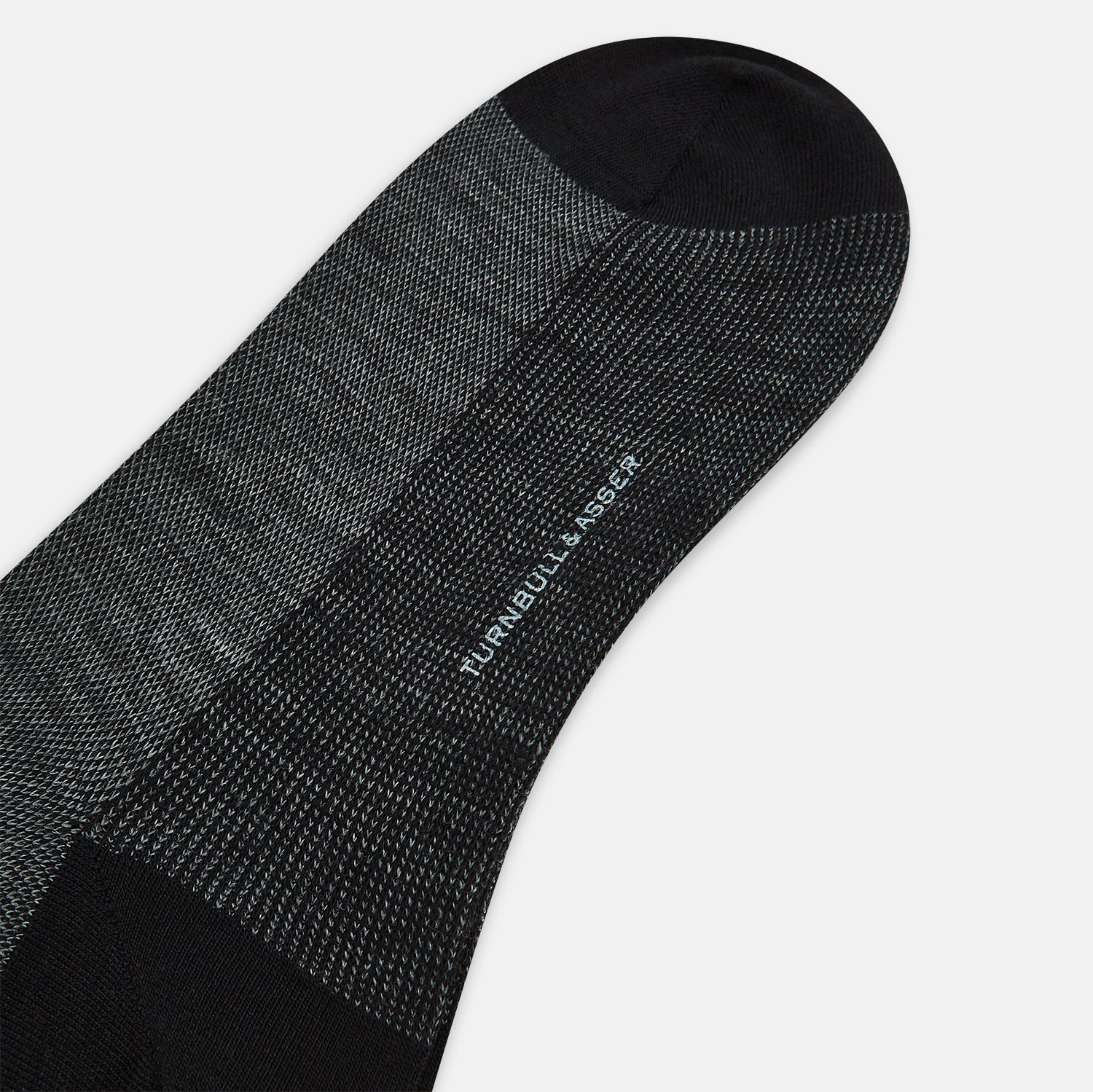 Image 3 of product Black and Grey Motif Wool Mid-length Socks 13