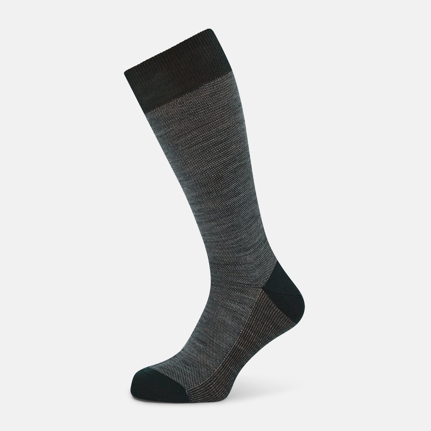 View 1 of product Sage Motif Wool Mid-length Socks 13