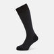 Charcoal Melange Motif Intarsia Wool Mid-length Socks 13