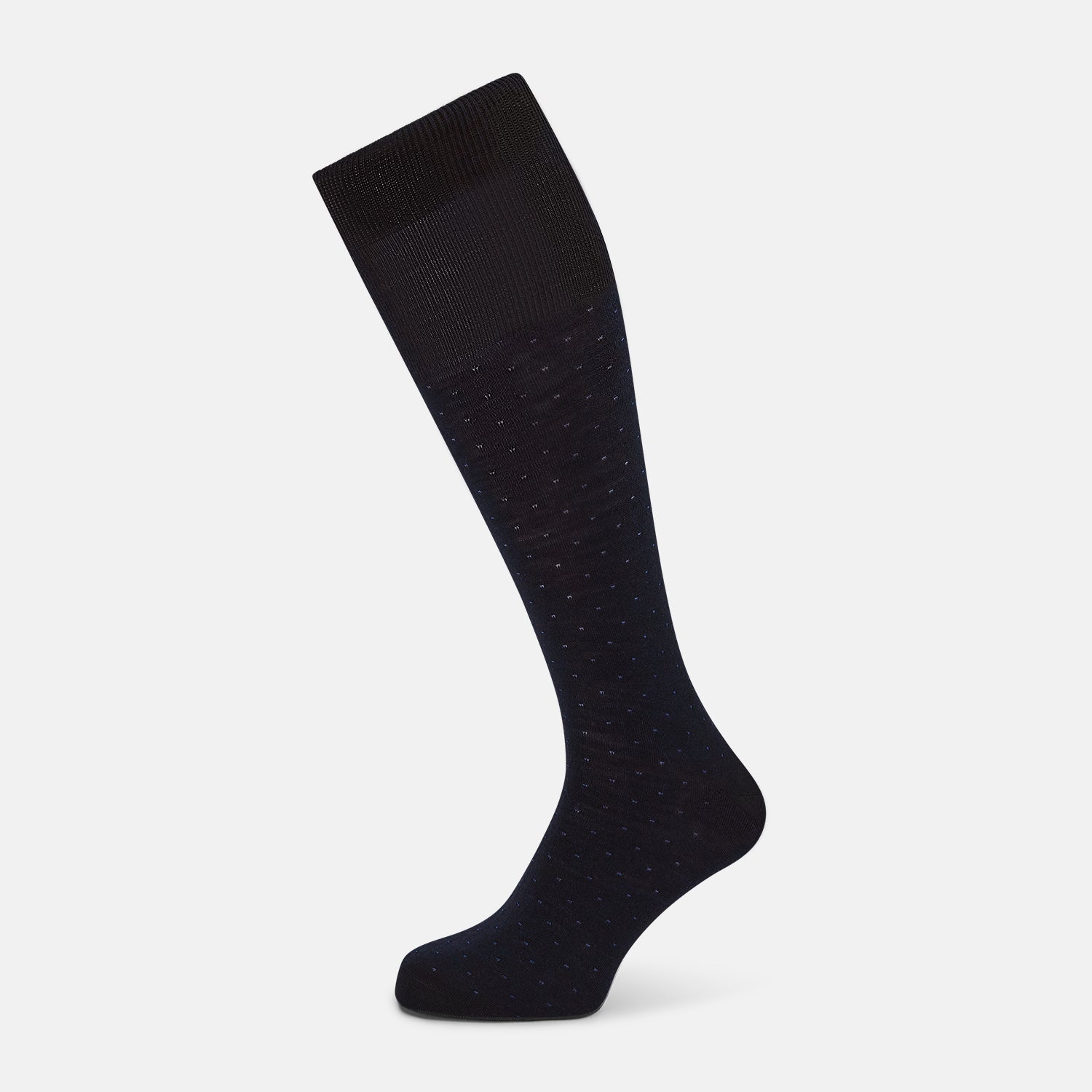 View 1 of product Navy and Royal Blue Dot Wool Long Socks 13
