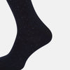 View 4 of product Navy and Royal Blue Dot Wool Long Socks 13
