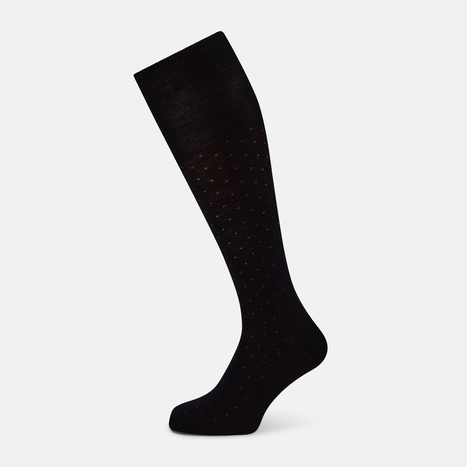 Image 1 of product Wine and Red Dot Wool Long Socks 13