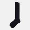 View 2 of product Navy and Blue Wool Blend Long Socks 13