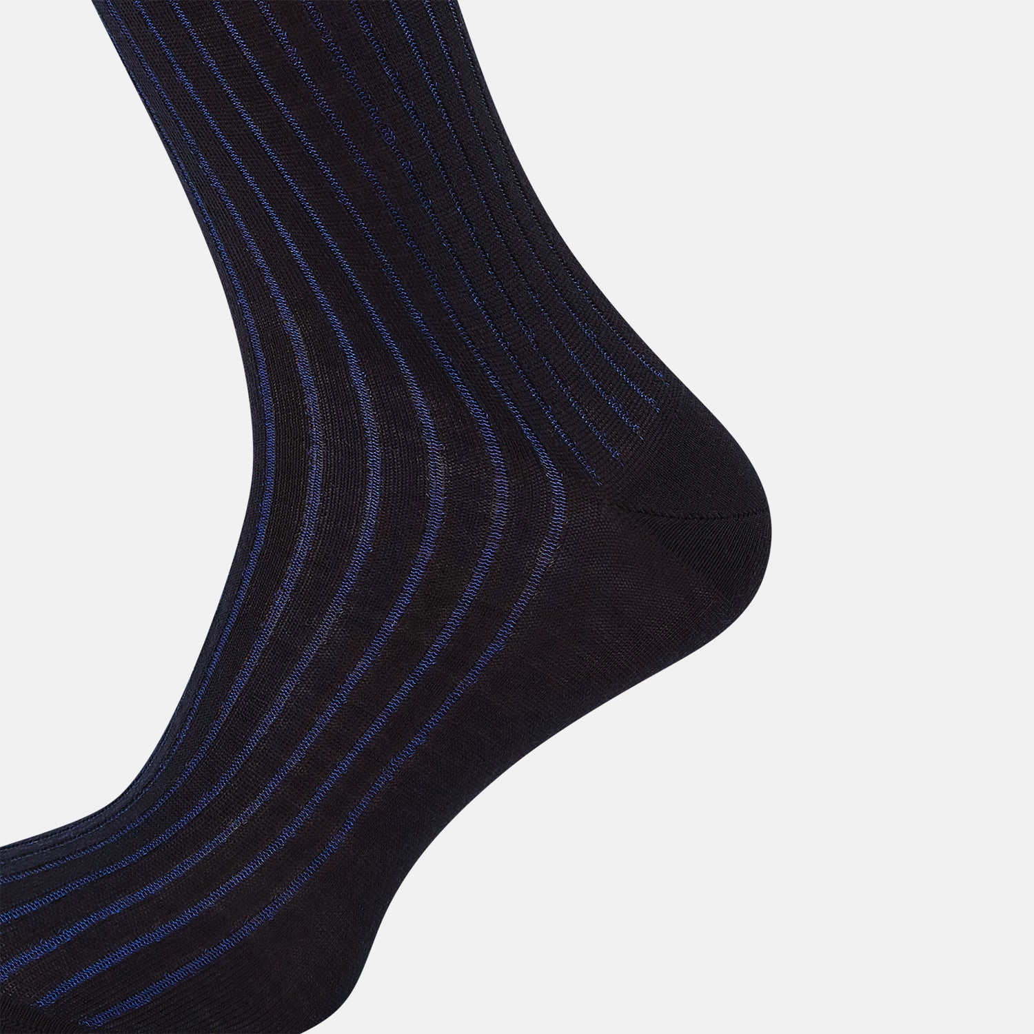 Image 4 of product Navy and Blue Wool Blend Long Socks 13