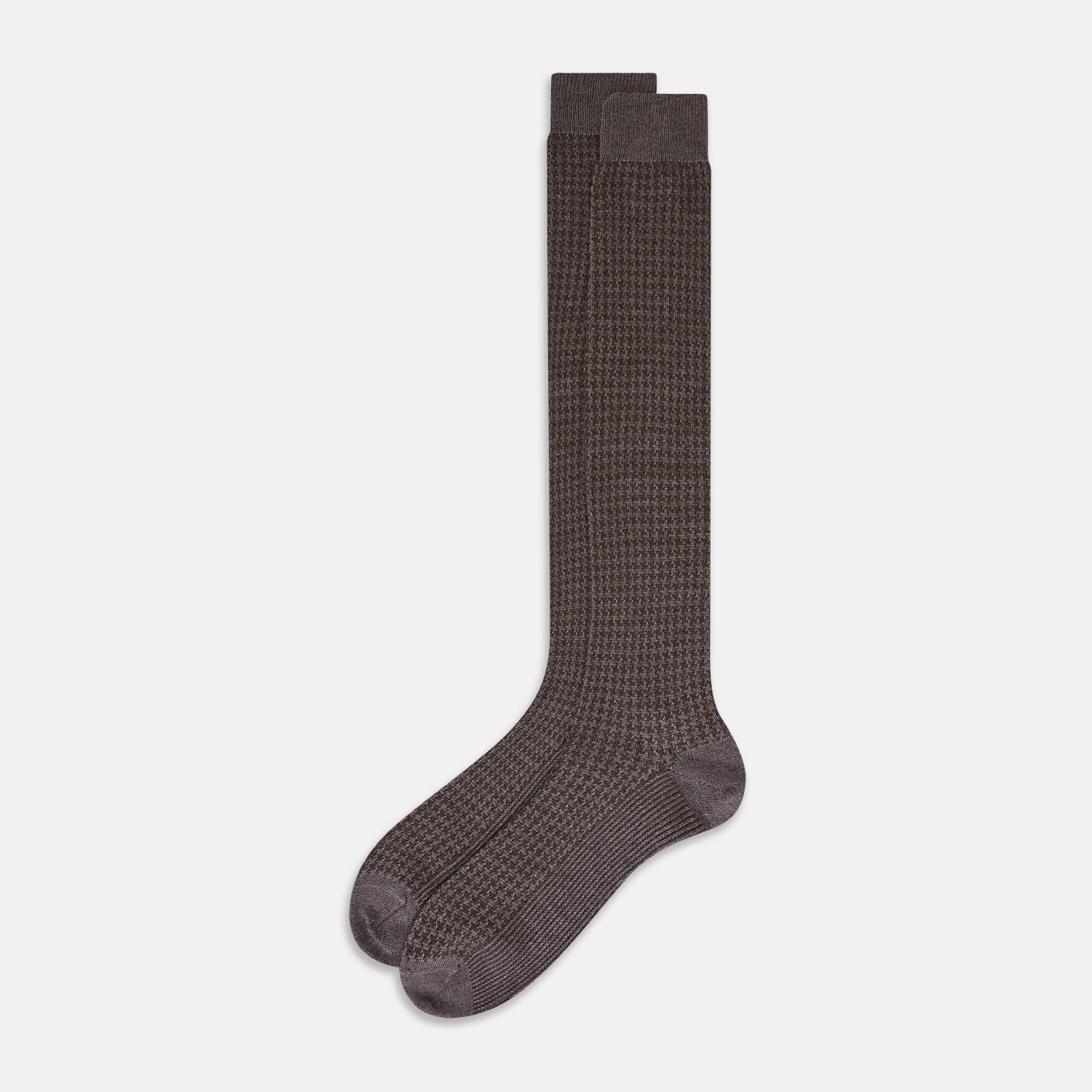 Image 2 of product Pine Cone Motif Cashmere Long Socks 13