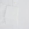 View 4 of product Plain White Cotton Shirt with T&A Collar and Double Cuffs