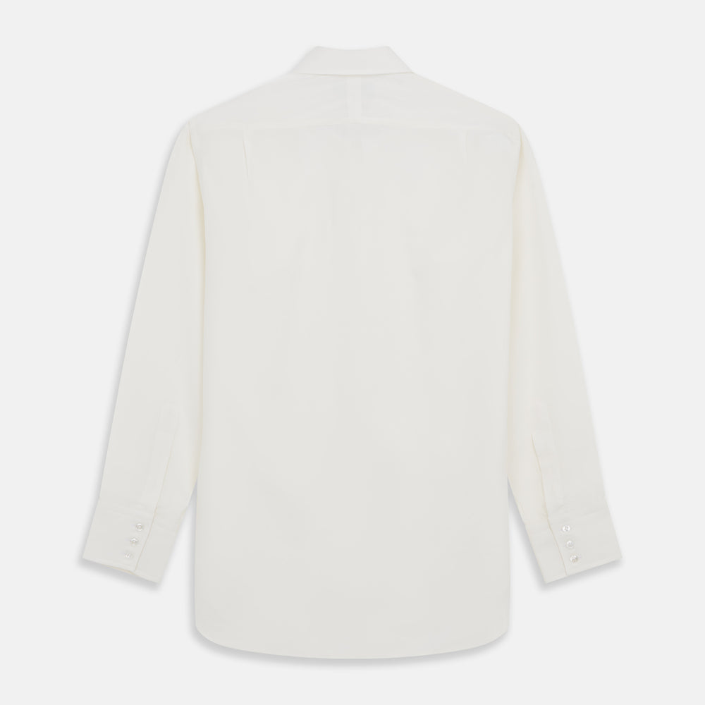 Cream Silk Mayfair Shirt