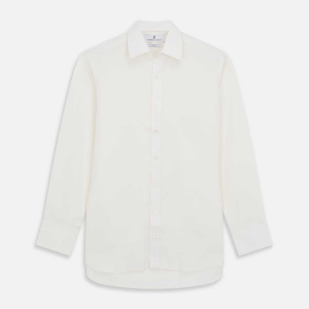 Cream Silk Mayfair Shirt