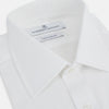 View 2 of product Plain White Cotton Shirt with T&amp;A Collar and 3-Button Cuffs&nbsp;