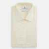 View 5 of product Cream Cotton Shirt with T&A Collar and 3-Button Cuffs