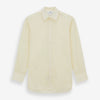 View 1 of product Cream Cotton Shirt with T&A Collar and 3-Button Cuffs