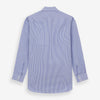 View 5 of product Blue Bengal Stripe Shirt with T&A Collar and 3-Button Cuffs