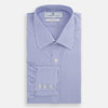 View 4 of product Blue Bengal Stripe Shirt with T&A Collar and 3-Button Cuffs