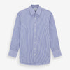 View 1 of product Blue Bengal Stripe Shirt with T&A Collar and 3-Button Cuffs