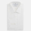 View 4 of product Two-Fold 200 White Cotton Shirt with T&amp;A Collar and 3-Button Cuffs
