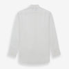 View 5 of product White Linen Shirt with T&A Collar and 3-Button Cuffs