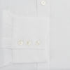 View 3 of product White Linen Shirt with T&A Collar and 3-Button Cuffs
