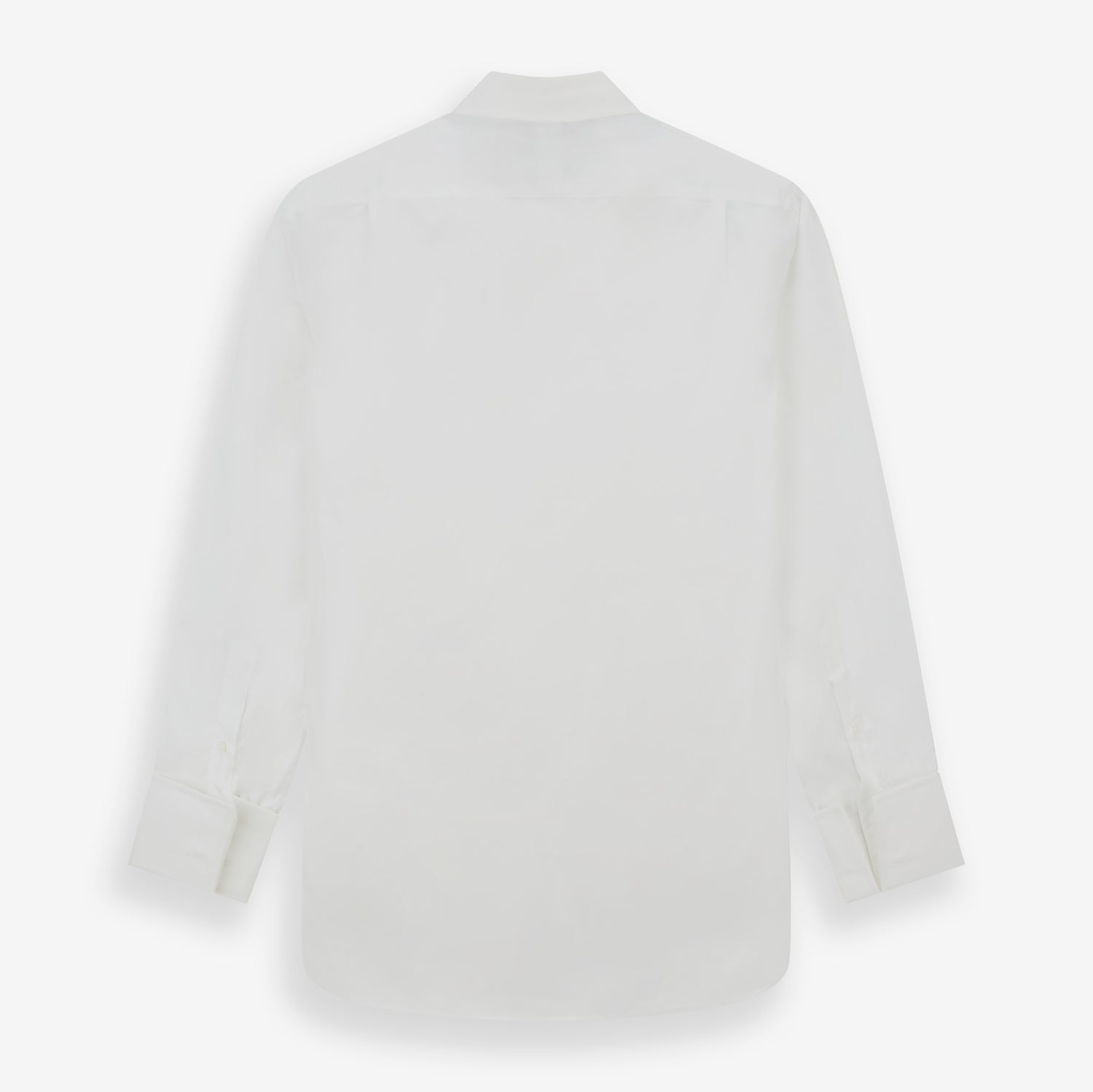 View 3 of product White Sea Island Quality Cotton Shirt with T&A Collar and Double Cuffs