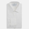 View 5 of product White Sea Island Quality Cotton Shirt with T&A Collar and Double Cuffs
