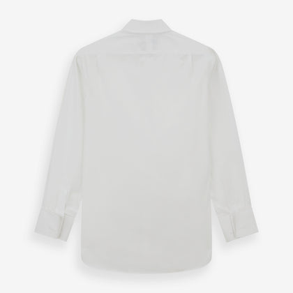White Marcella Dress Shirt with T&A Collar and Double Cuffs Image 4