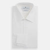 View 4 of product White Marcella Dress Shirt with T&A Collar and Double Cuffs