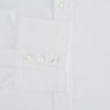 View 4 of product White Royal Oxford Cotton Shirt with Button-Down Collar and 3-Button Cuffs
