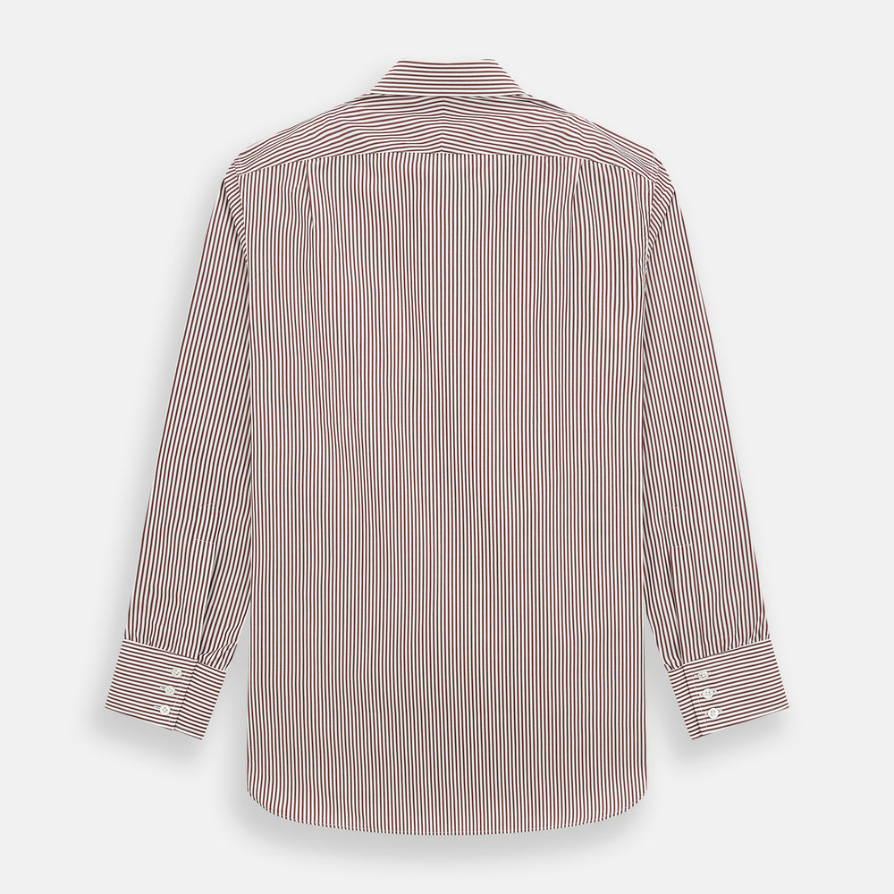 Burgundy Halo Stripe Winston Shirt