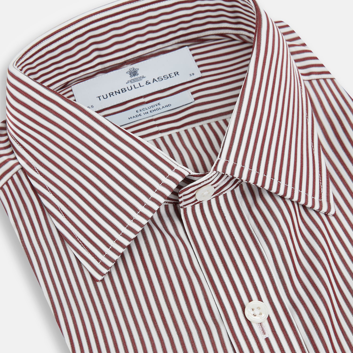View 2 of product Burgundy Halo Stripe Winston Shirt