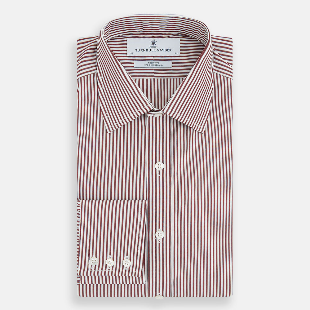 Burgundy Halo Stripe Winston Shirt