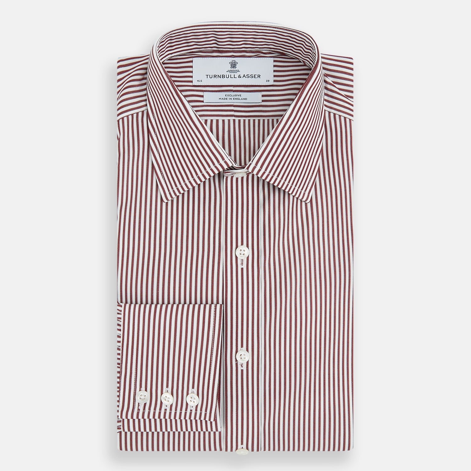 View 5 of product Burgundy Halo Stripe Winston Shirt
