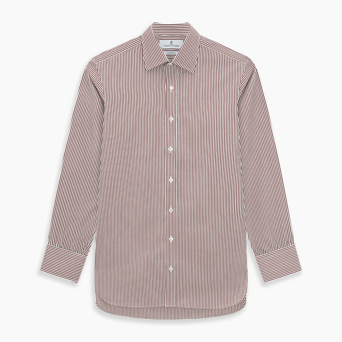 Burgundy Halo Stripe Winston Shirt Image 6