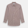 View 1 of product Burgundy Micro Check Winston Shirt