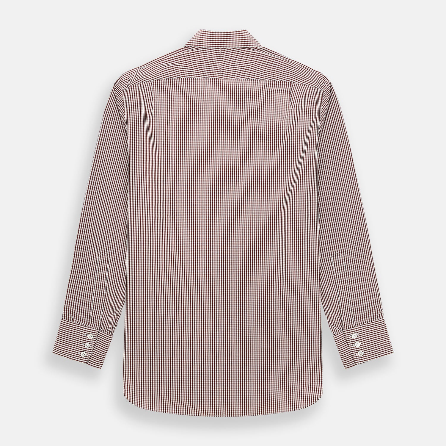 View 3 of product Burgundy Micro Check Winston Shirt