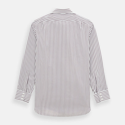 Burgundy Track Stripe Winston Shirt Image 2