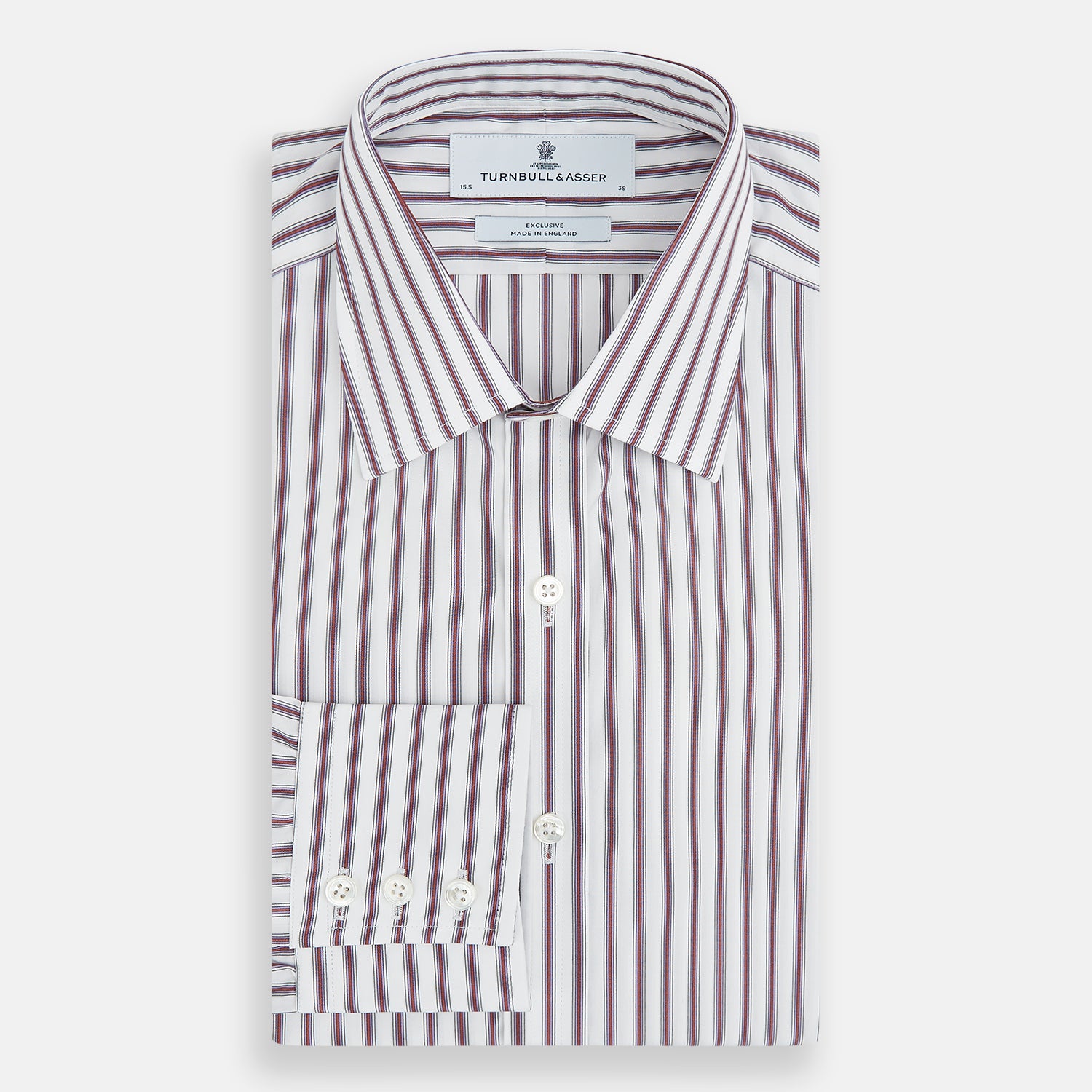 View 5 of product Burgundy Track Stripe Winston Shirt