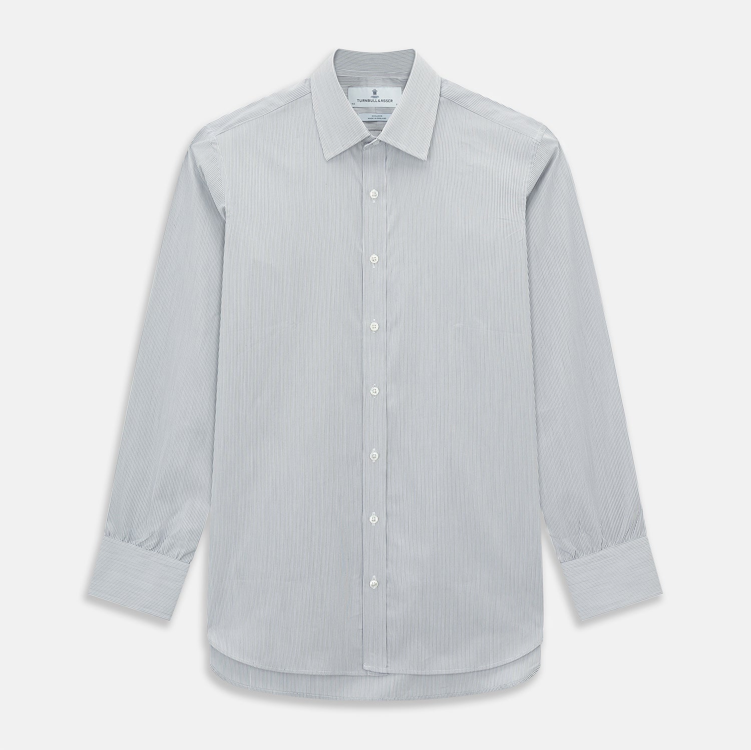 View 1 of product Navy Ripple Double Pinstripe Mayfair Shirt 19