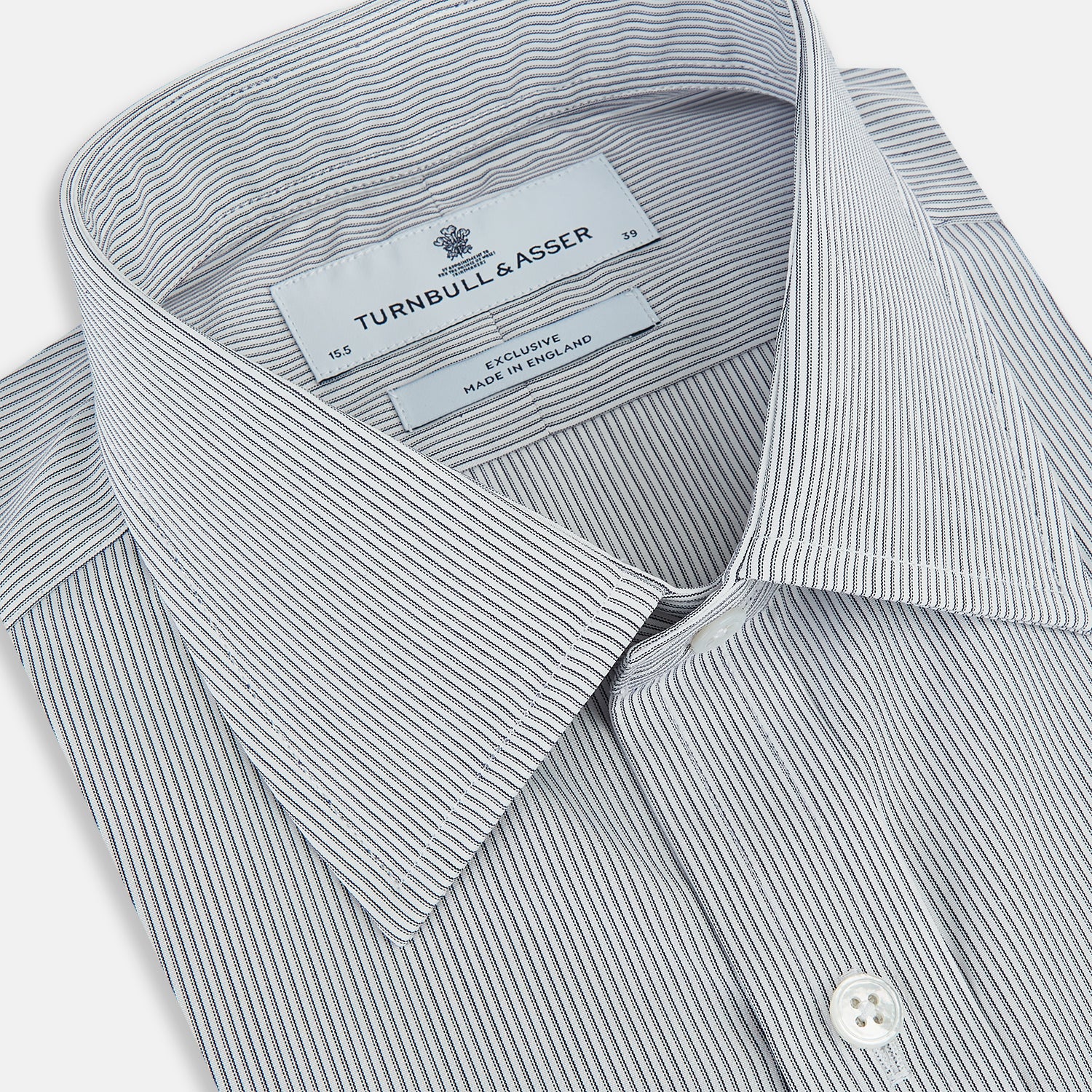 View 2 of product Navy Ripple Double Pinstripe Mayfair Shirt 19
